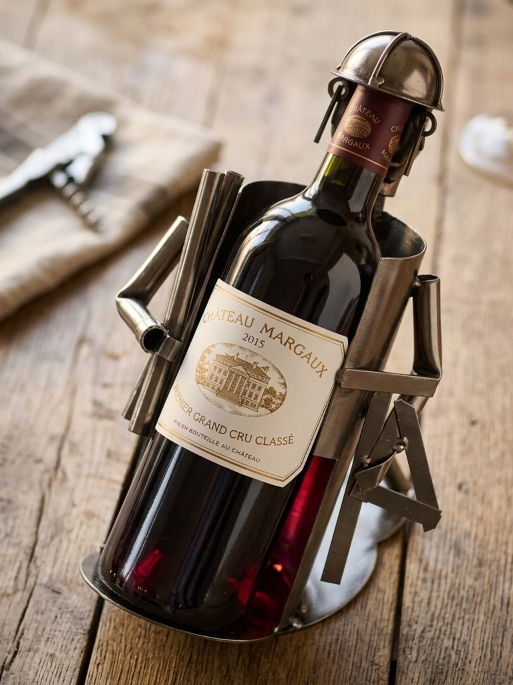 Metal Wine Bottle Holder